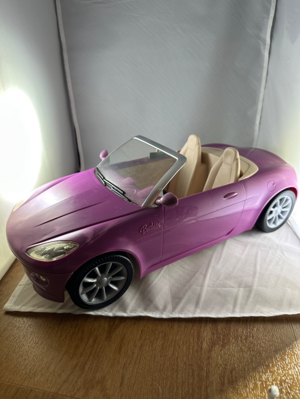 Barbie Purple Convertible Sports Car 2-Seat Doll Vehicle